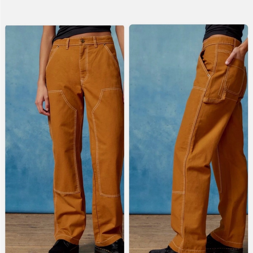 Stylish Tan Workwear Pants